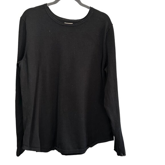 Duluth Trading Co women’s size XXL long sleeve black cotton blend t-shirt top - Picture 1 of 5